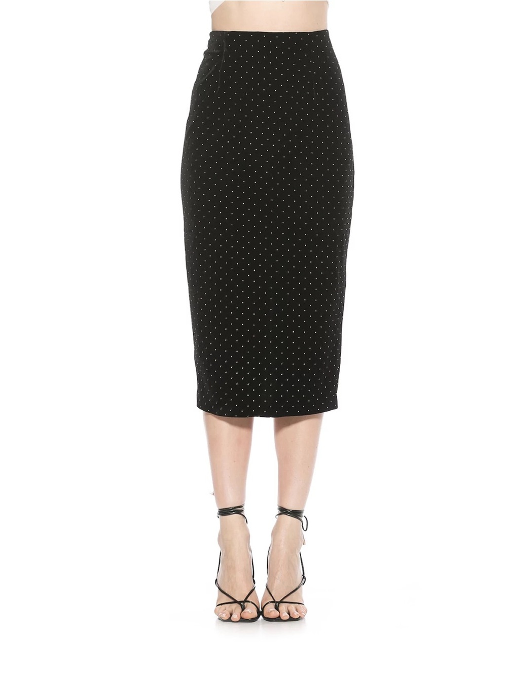 Alexia Admor Gold Dot Pencil Skirt